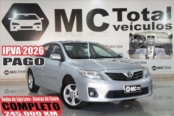 TOYOTA COROLLA 2.0 XEI 16V FLEX 4P AUTOMÁTICO TOYOTA COROLLA 2.0 XEI 16V FLEX 4P AUTOMÁTICO